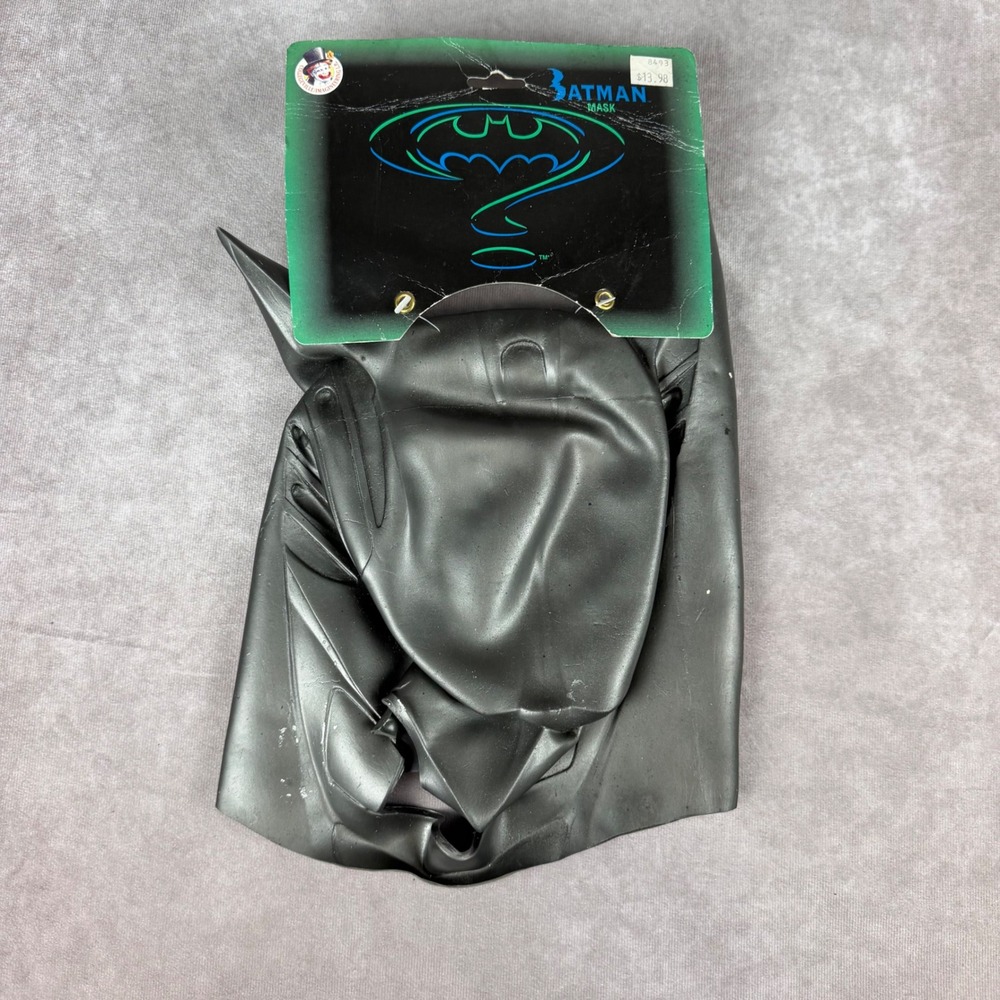 Vintage 1995 Batman Forever Mask Collegeville Imagineering Rubber Cowl DC Comics - Picture 2 of 16
